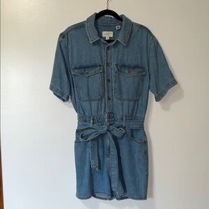 Universal Thread Blue Denim Jumpsuit